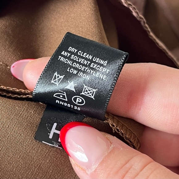 Lafayette 148 New York Virgin Wool, Brown, Straight-Leg Ankle Dress Pants SIZE 8 - Picture 9 of 9